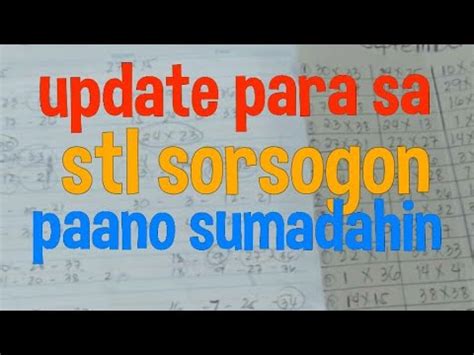 STL UPDATE SORSOGON .